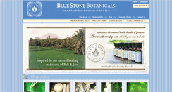 Desktop Screenshot of bluestonebotanicals.com